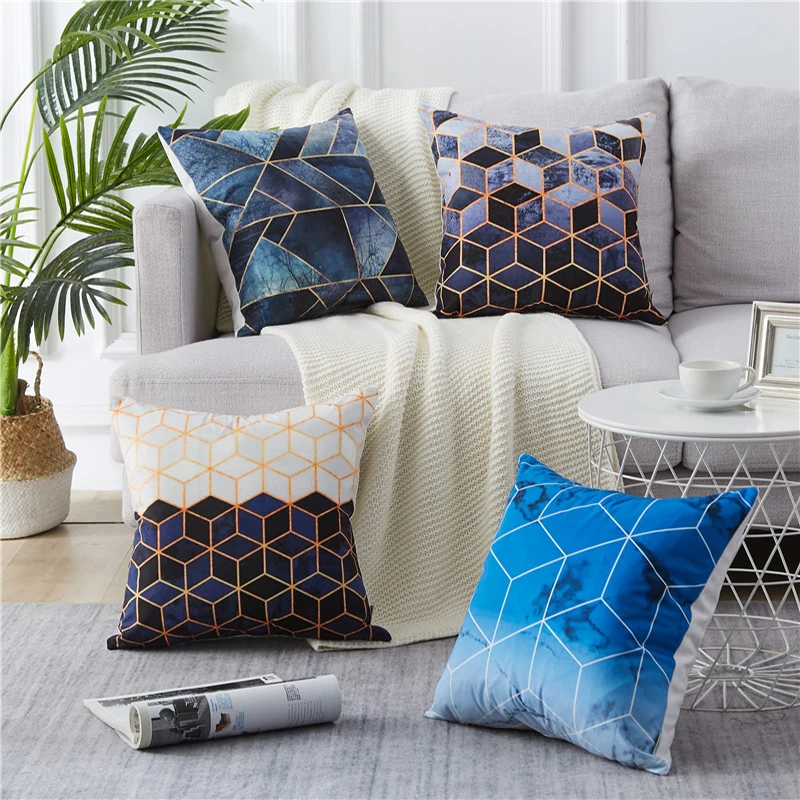 YokiSTG геометрический чехол для подушки с Северными мотивами наволочка полиэстер
