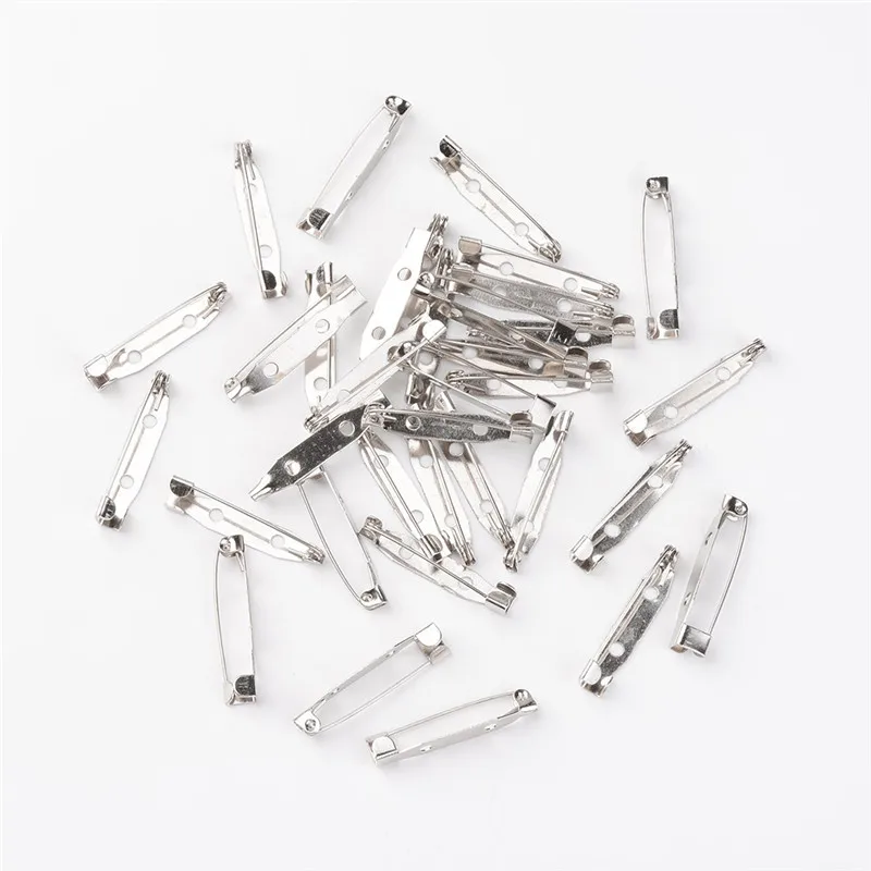 Металлическая брошка с 2 отверстиями 30 мм 500 шт. для самостоятельного