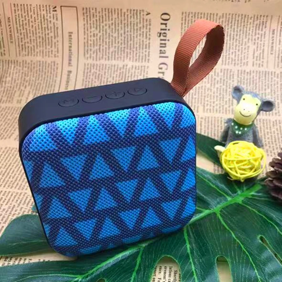 Blue triangle Портативный Bluetooth динамик мини беспроводной громкоговоритель звук системы 10 Вт стерео музыка объемный открытый динамик Поддержка FM TF карта - Цвет: Blue triangle