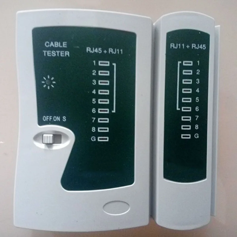 Сетевой кабельный тестер RJ11 RJ45, ручной детектор линий телефонной связи и сетевого трекера.