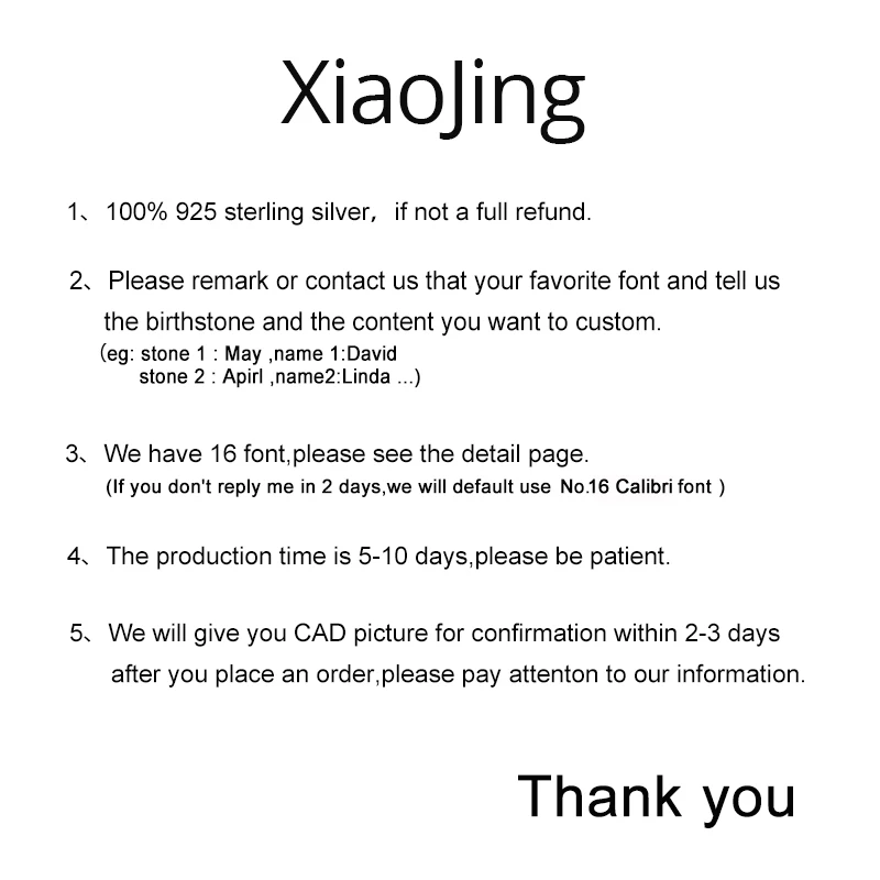 Xiaojing 925 Sterling Silver Personalized Birthstone Handmade Engraved Name Double Infinity Finger Rings for Mother Party Gift