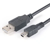 1 2 5Pcs 80cm Universal Mini USB Pin Date Cable 5Pin Charging Charger Cord Cables for MP3 MP4 Player Old Phone Camera Car GPS