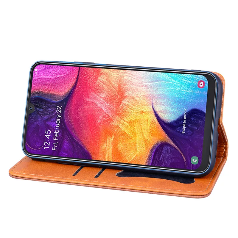 Wallet Fold Flip Case For Samsung Galaxy A50 A30S A50S A70 A70S A71 A80 A90 M11 M30S M31 M51 Magnetic Matte Book Cover Capa | Мобильные