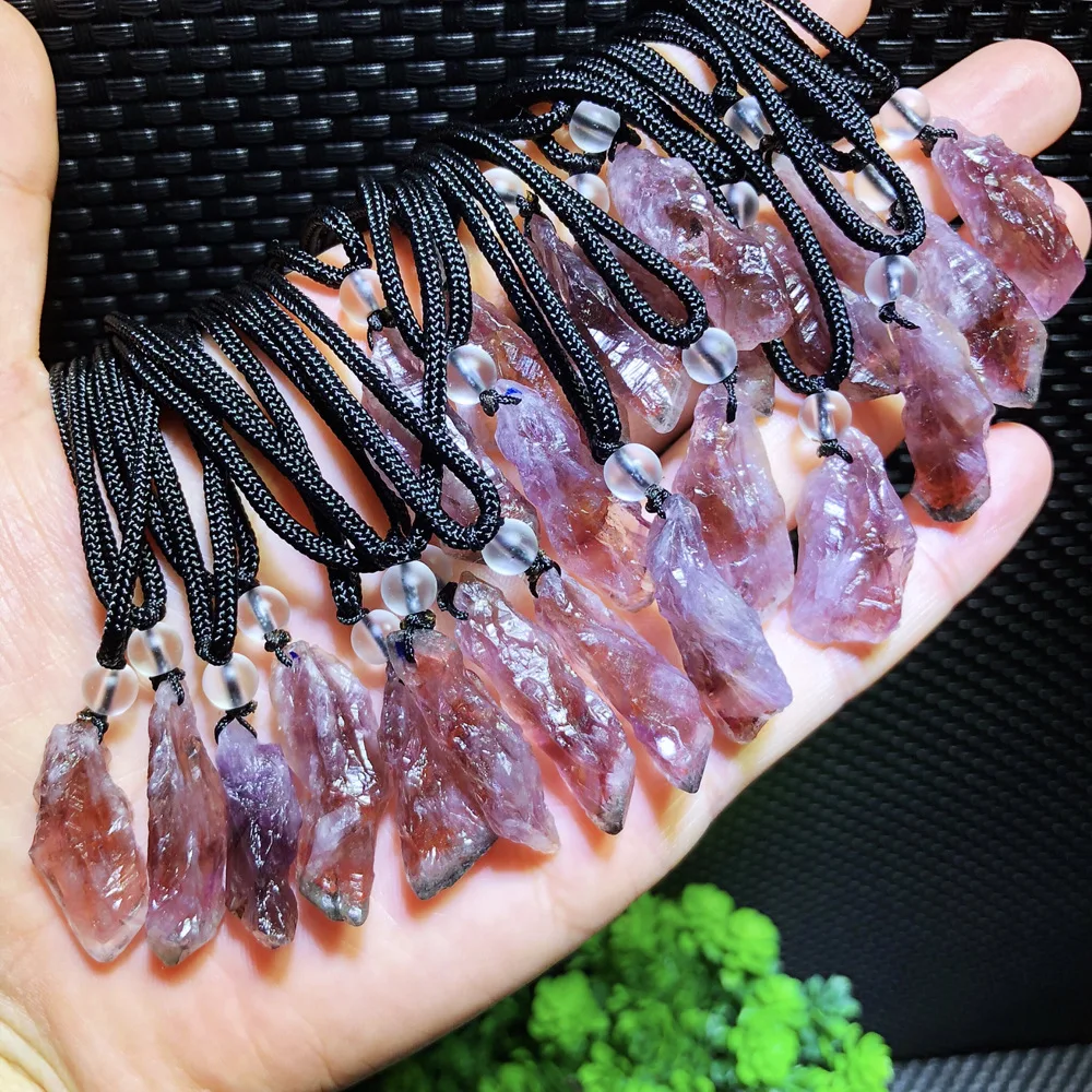 

1Pc Natural Irregular Aurora23 Raw Ore Pendant Reiki Healing Crystals Energy Gemstone Charm Jewelry Home Decor