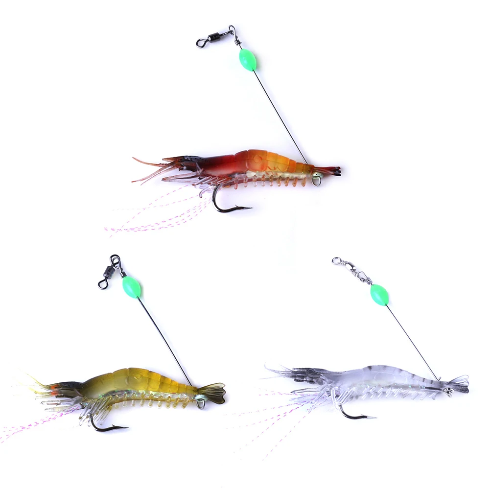

Soft Fishing Lure Fishing Bait Luminous Artificial Shrimp Fishing Tool