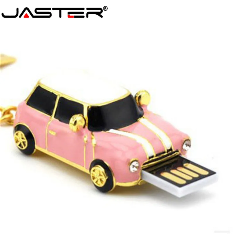 Корабль Мини Авто USB флэш накопитель с украшением в виде кристаллов автомобили