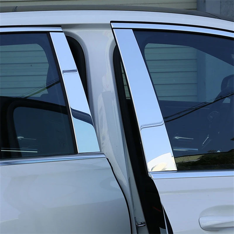 Серебряные украшения для стайлинга автомобиля окно BC столб блестки декоративные