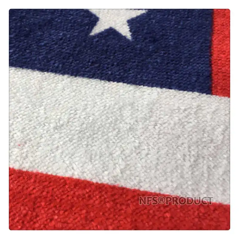 Пляжное полотенце с флагом Великобритании и США для банное из микрофибры 70x140 см