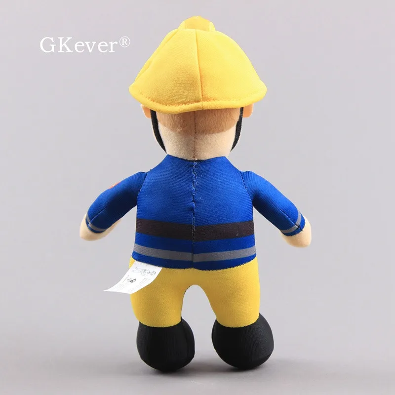 Peluche de bombero Sam para ni&ntilde;os, mu&ntilde;eco de peluche de bombero, almohada suave, regalo de Navidad, 24 cm-3