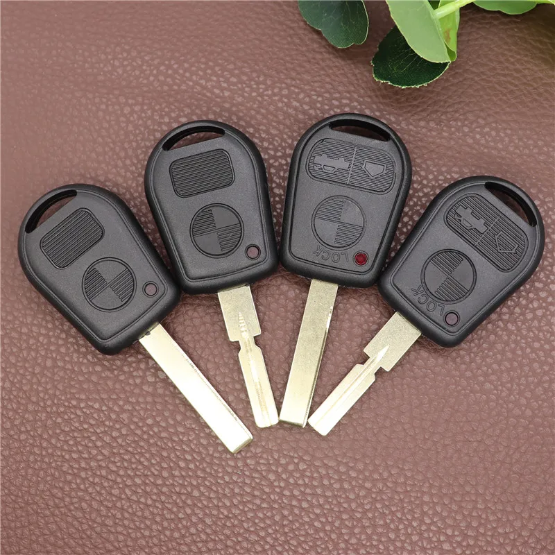 

3 Button Uncut Blade Remote Key Shell Case FOB for BMW 3 5 7 Series Z3 E46 E39 E38 740iL 740i 323i 528i 540i 318i 535i 525i 530i