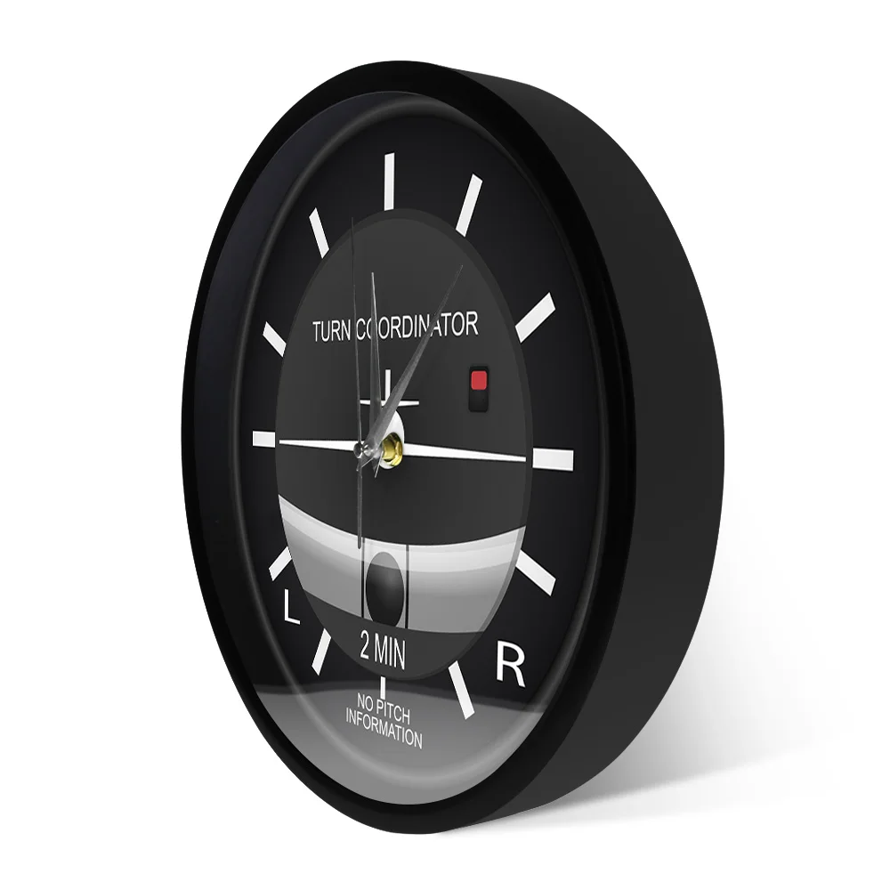 Авиационные классические бесшумные настенные часы не тикающие в стиле пилота