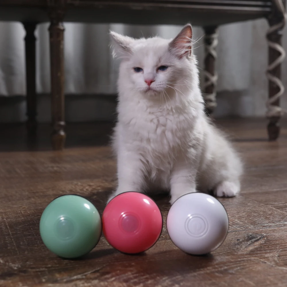 Новый высококачественный автоматический Забавный игрушечный мяч для кошки с usb