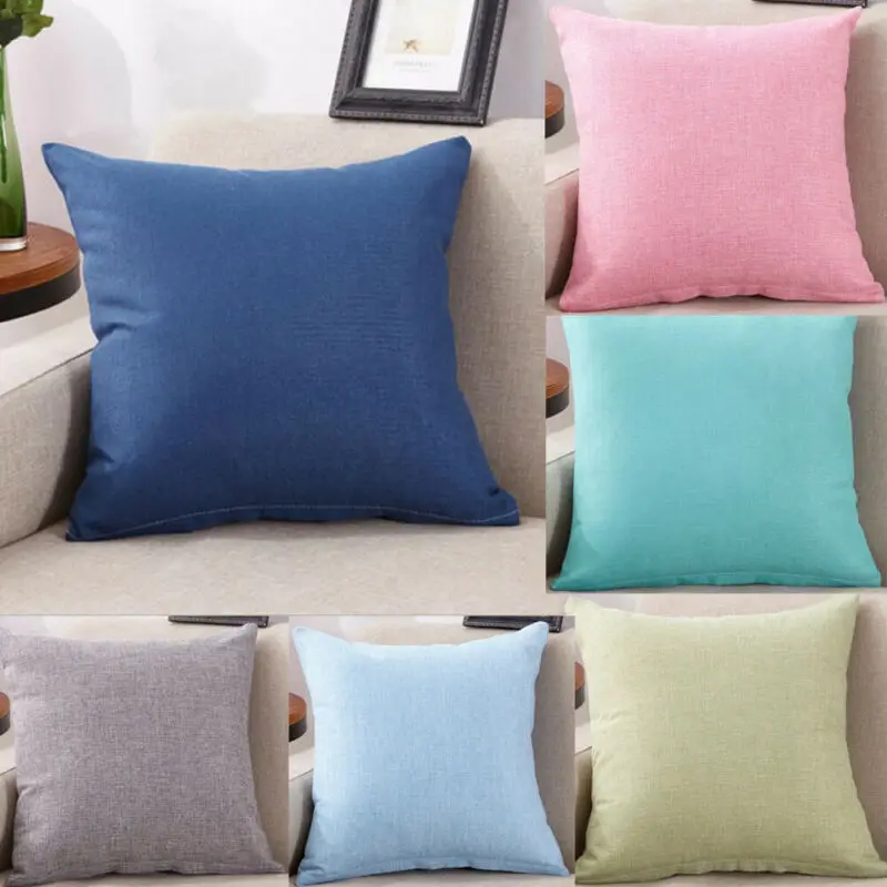 

45cm*45cm Fashion Cushion Cover Custom Suede Solid Pure Color Throw Pillow Case Chair For Sofa Home Decor Wholesale