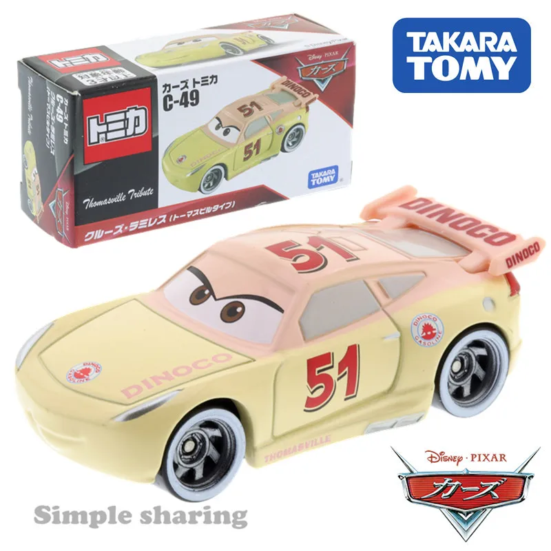 

TAKARA TOMY Disney Cars Tomica C-49 круиз Рамирес Thomasville Горячая поп детская модель металлической модели