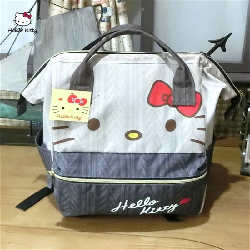 HELLO KITTY модный мультяшный рюкзак многофункциональная Большая вместительная