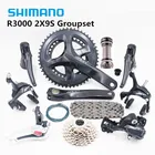Велосипедная группа Shimano SORA R3000 2x9 скоростей, велосипедная группа с BBR60, детали для велосипеда 2X9S
