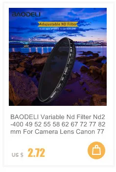 BAODELI Rx100 фильтр адаптер вверх Шаг вниз Кольцо для Универсальный объектив камеры Canon Eos Nikon sony аксессуары
