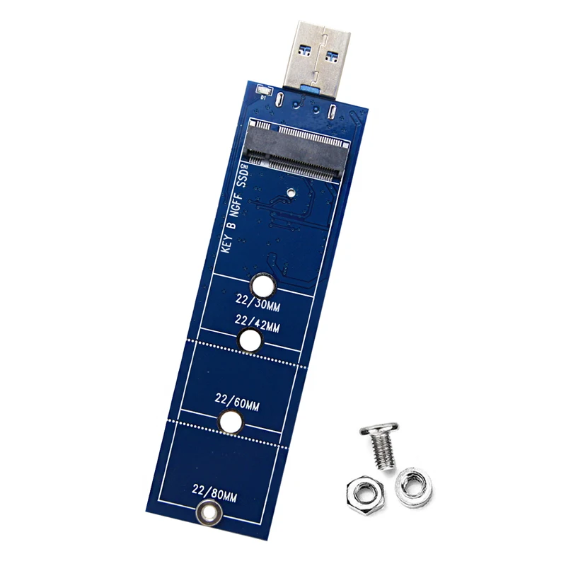 Адаптер SSD M2 на USB M.2-USB адаптер B Key M.2 SATA NGFF 3 0 SSD-карта для 2230 2242 2260 2280 | Компьютеры и
