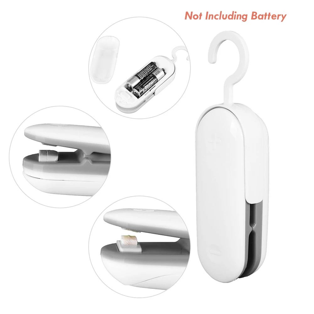 Kitchen Package Sealing Machines Vacuum Resealer Household Portable Clip Mini Heat Sealer for Snacks Bags Plastic | Дом и сад
