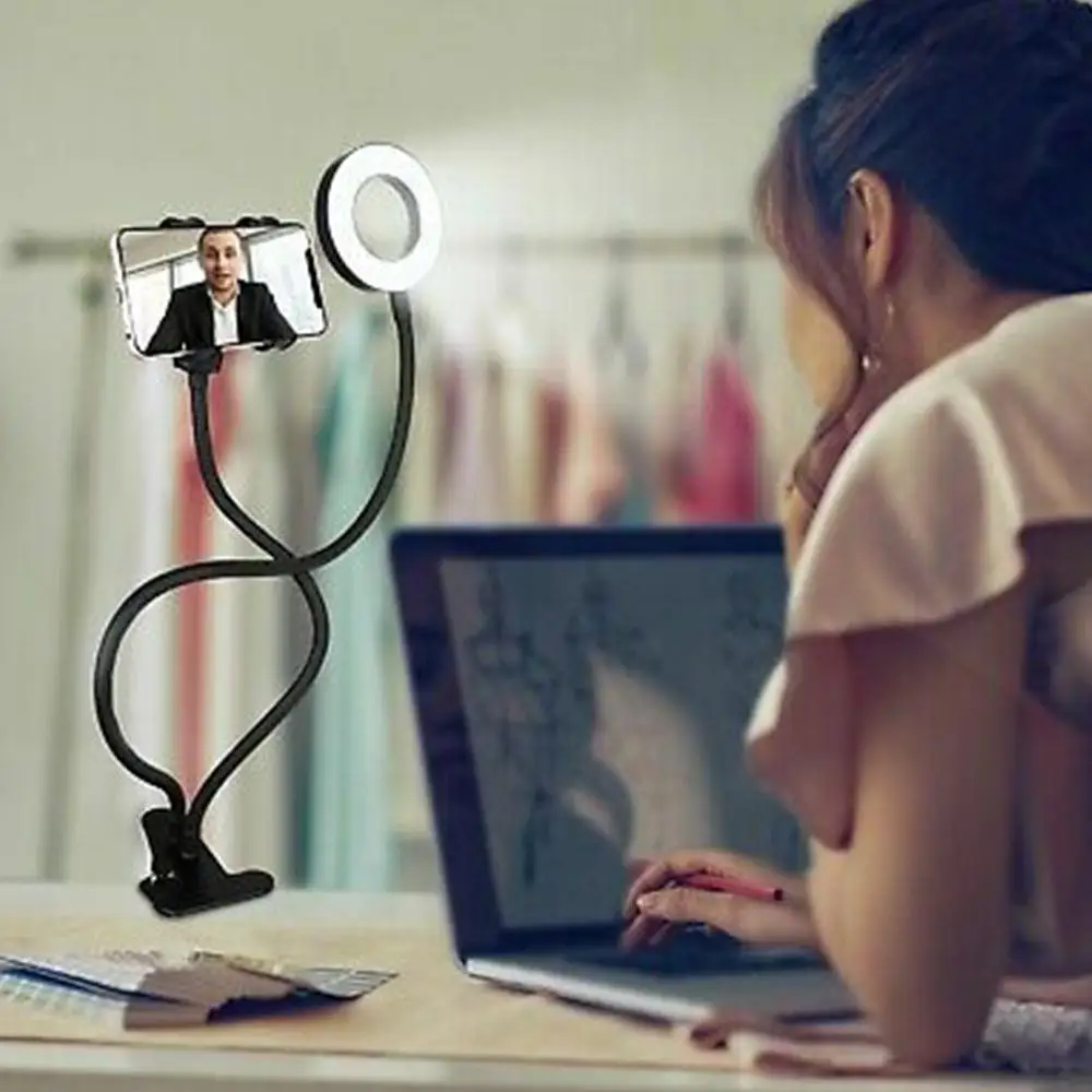 

Ring Fill Light Ring Light LED Ring Light Selfie Ring Light Portable Universal Black White Dimmable Live Broadcast Stand Camera