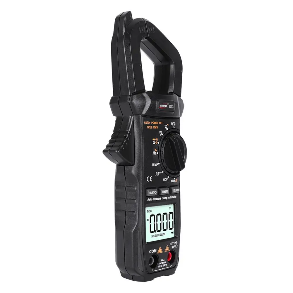 

600A 5999 Counts Auto Multimeter Durable Range True RMS Digital Clamp Type Current Meter for Household Industrial Manufacturing