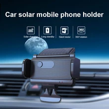 Solar Charging Car Holder Auto-Sensing Phone Stand Support For 4.5-6.5 inch Cellphone In Car Navigation Bracket Universal Mount