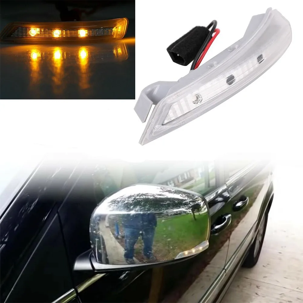 

2pcs Car Light Rearview Mirror Yellow LED Turn Signal Light Side Marker Light Lamp For Dodge Chrysler Grand 10-16 Accessories