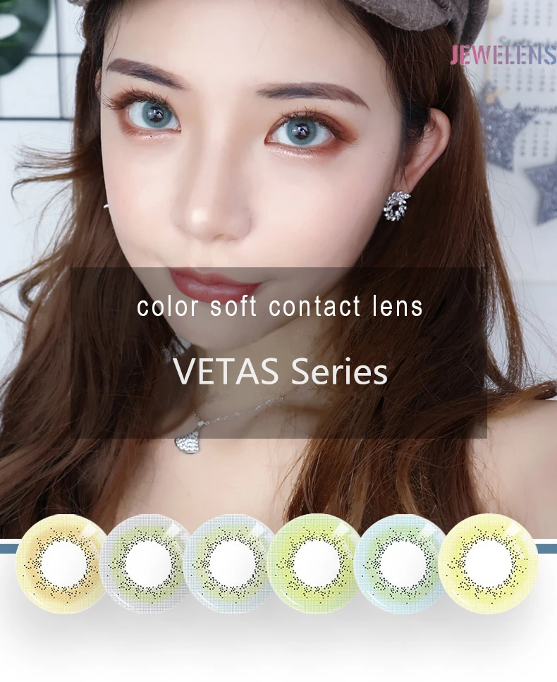 

Jewelens Colored Contact Lenses Color Lens for Eyes Coloured Cosmetic Soft Vetas Series
