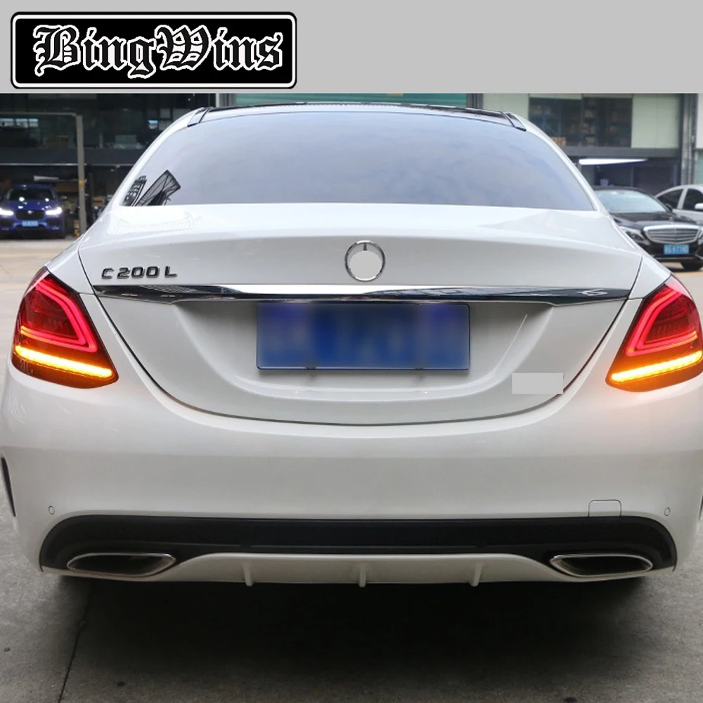 

Car style For Benz C-class W205 tail lamp assembly C180/C200/C260/C63 refitting full LED driving light assembly