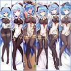 Популярная игра Genshin Impact Ganyu Dakimakura, обнимающая подушка для тела, чехол сделай сам, наволочка для подушки, домашнее постельное белье, 6 размеров