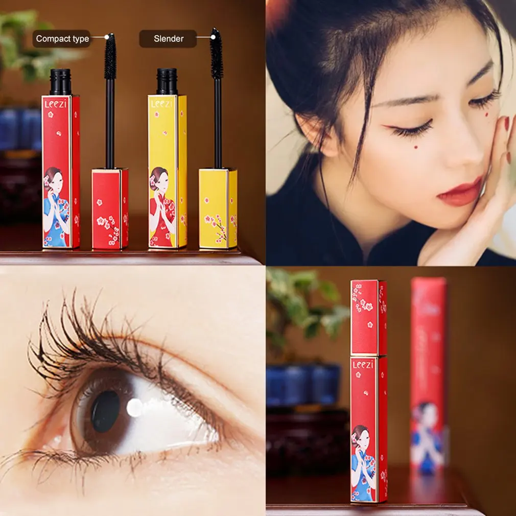 Тушь для ресниц в китайском стиле Водостойкая тушь с длинным изгибом стойкая к