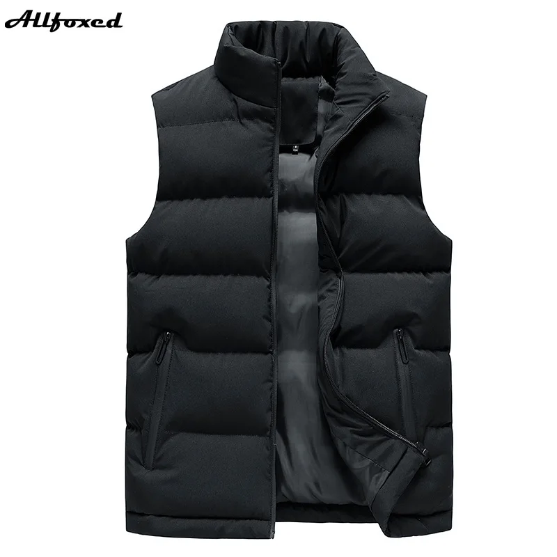 

Мужская куртка, жилет, пуховик, жилет, новинка для осени и зимы, теплый жилет без рукавов, Мужской приталенный жилет, повседневные куртки, муж...