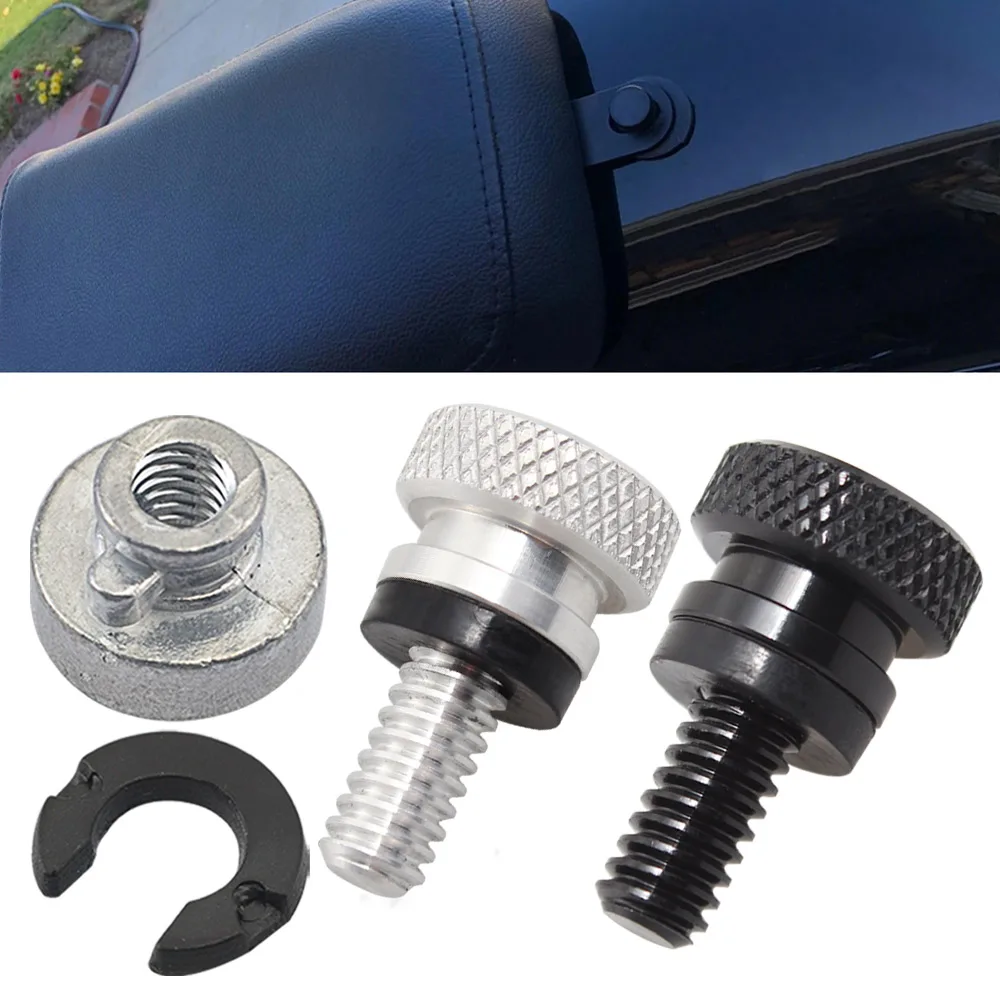 

Motorcycle Mini Rear Fender Seat Screw Bolt Nut License Plate Hardware For Harley 96-Up XL Dyna Touring CVO Softail Universal
