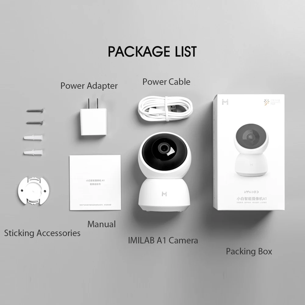 

Xiaomi Smart IP 3MP 1296P 2K 360 PTZ - MonitorSecurity Mi Home