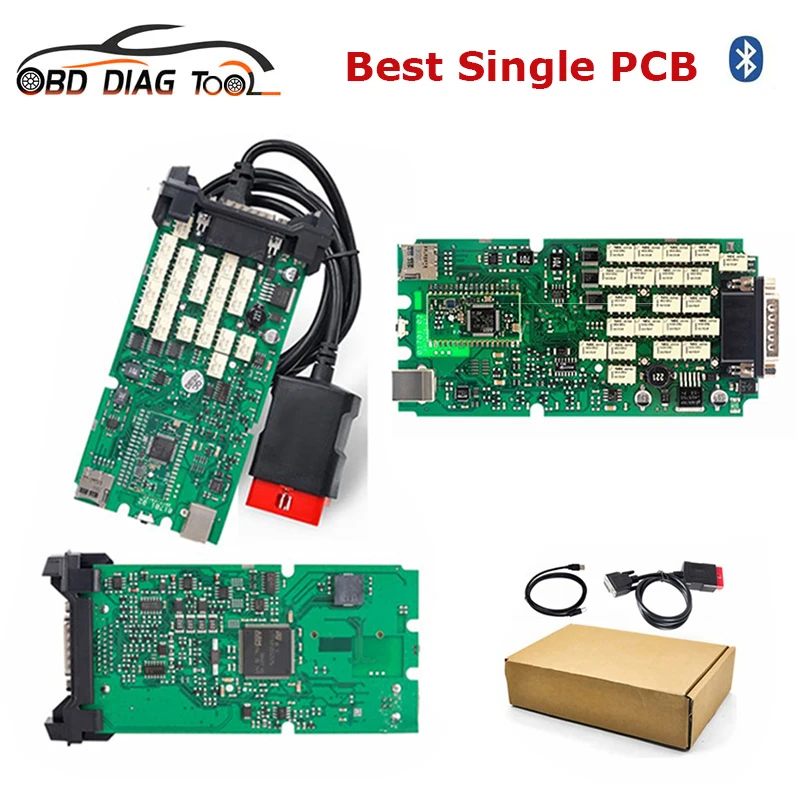 Hot 2020.23 For TCS Pro BT Best Single PCB 9241A Chip Car Truck Multidiag Scanner Diagnostic Tool OBD2 Code Reader | Автомобили и