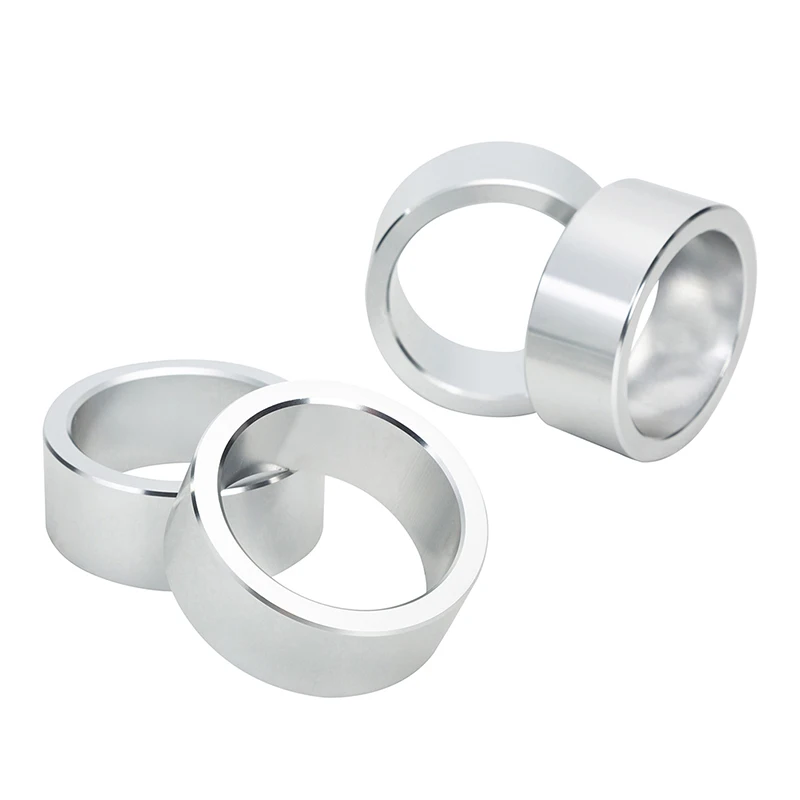 Подушки-исполнители POSSBAY 4 шт. подъемные проставки для амортизаторов ATV черного цвета из алюминия для CAN AM Bombardier Outlander 400 500 650.