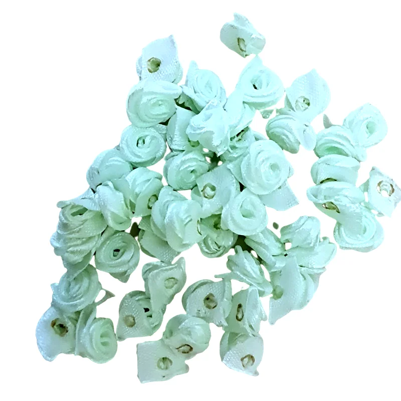 HL 100 шт. ручная работа Миньоны ленты розовые цветы свадебная декорация рукоделие