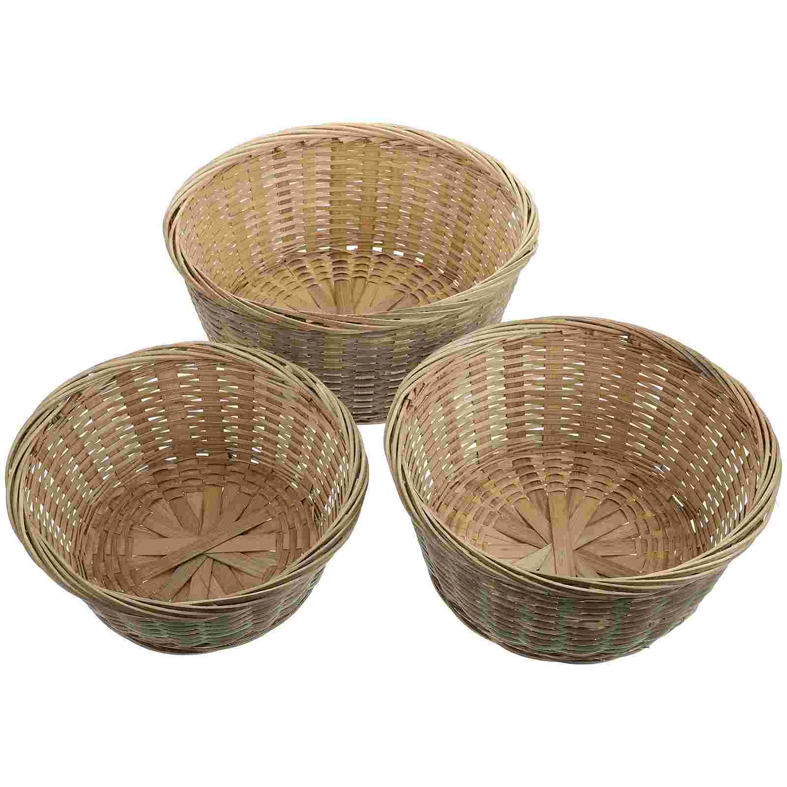 

3 шт. настольные корзины, корзины для хлеба, корзины для хранения, сливные корзины (зеленые)