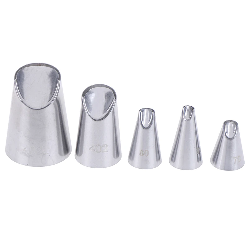 

5Pcs/Set Chrysanthemum Flower Icing Piping Nozzles Tips Kitchen Pastry Cupcake Baking Pastry Tools Cake Decoration Tools