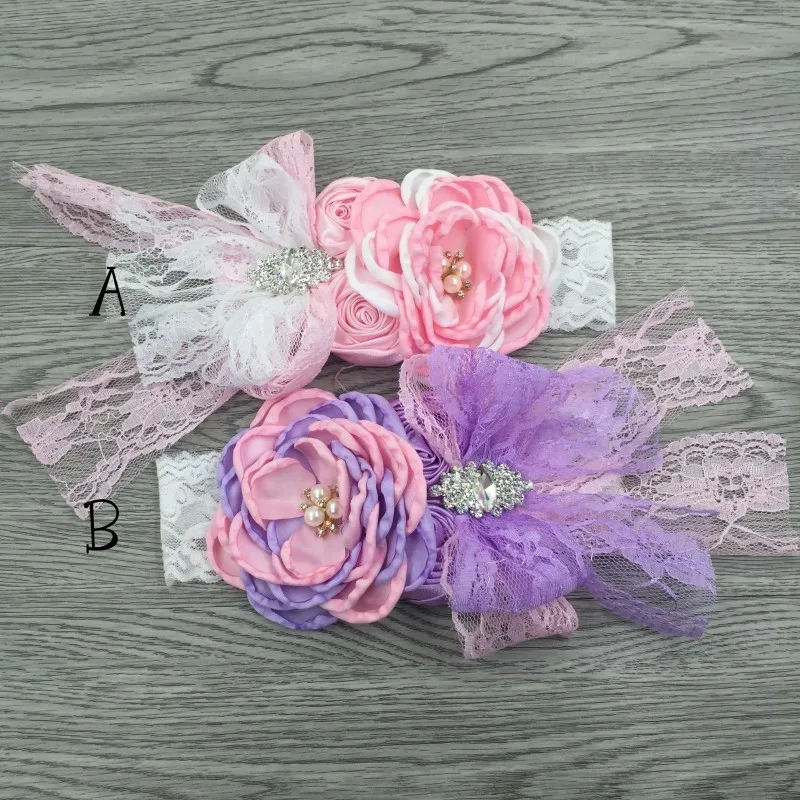 Детские Diademas цветок оголовье Винтаж реквизит для фотосъемки малышей горный