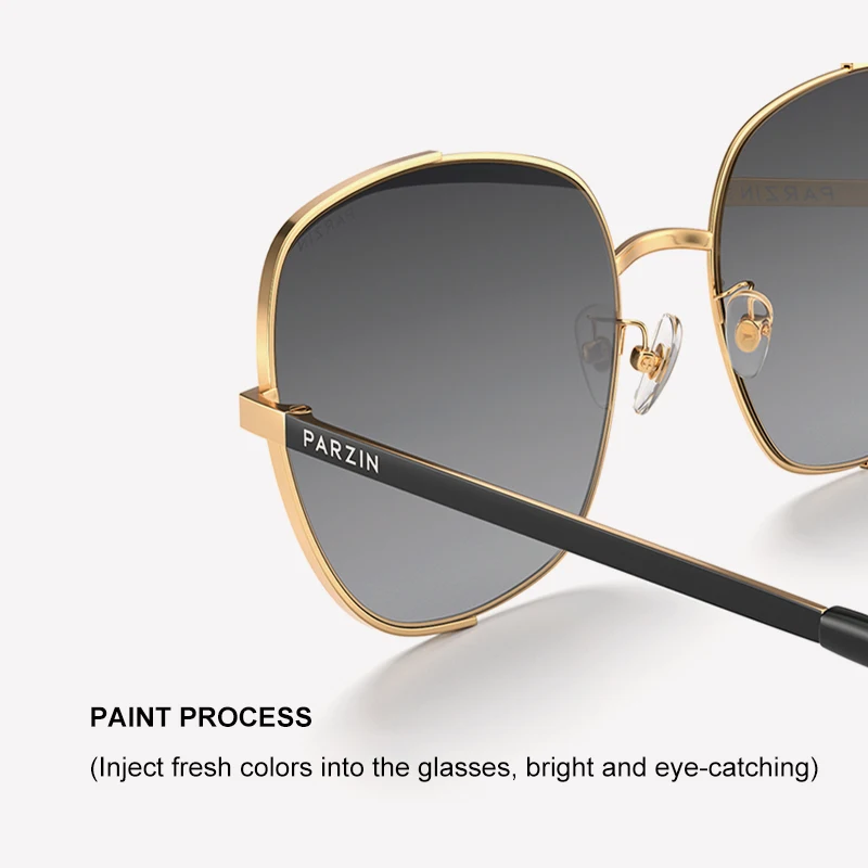 PARZIN бабочка Солнцезащитные очки женские нейлоновые спортивные Винтажные