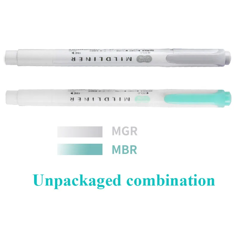 25 шт./компл. Zebra Mildliner двухцилиндровая художественная ручка маркерная авторучка