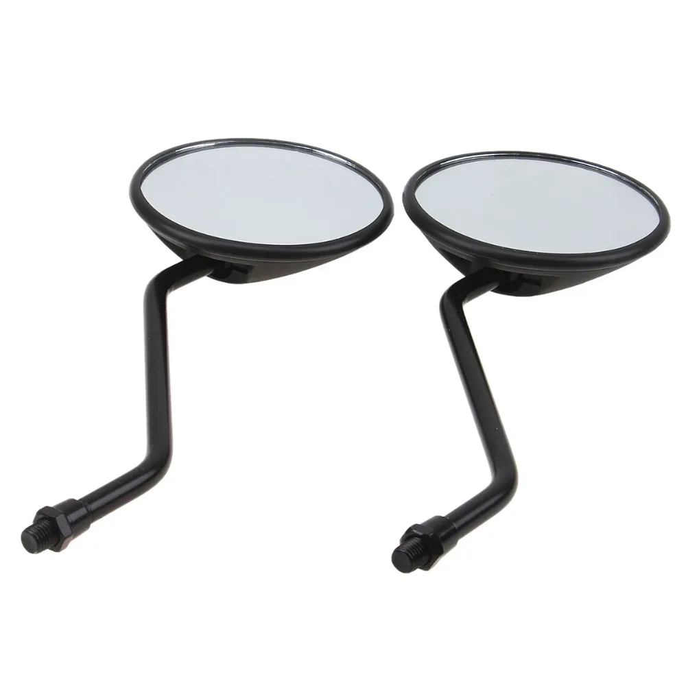 Универсальное черное зеркало POSSBAY мотоциклетные круглые зеркала для Honda Suzuki Yamaha 10