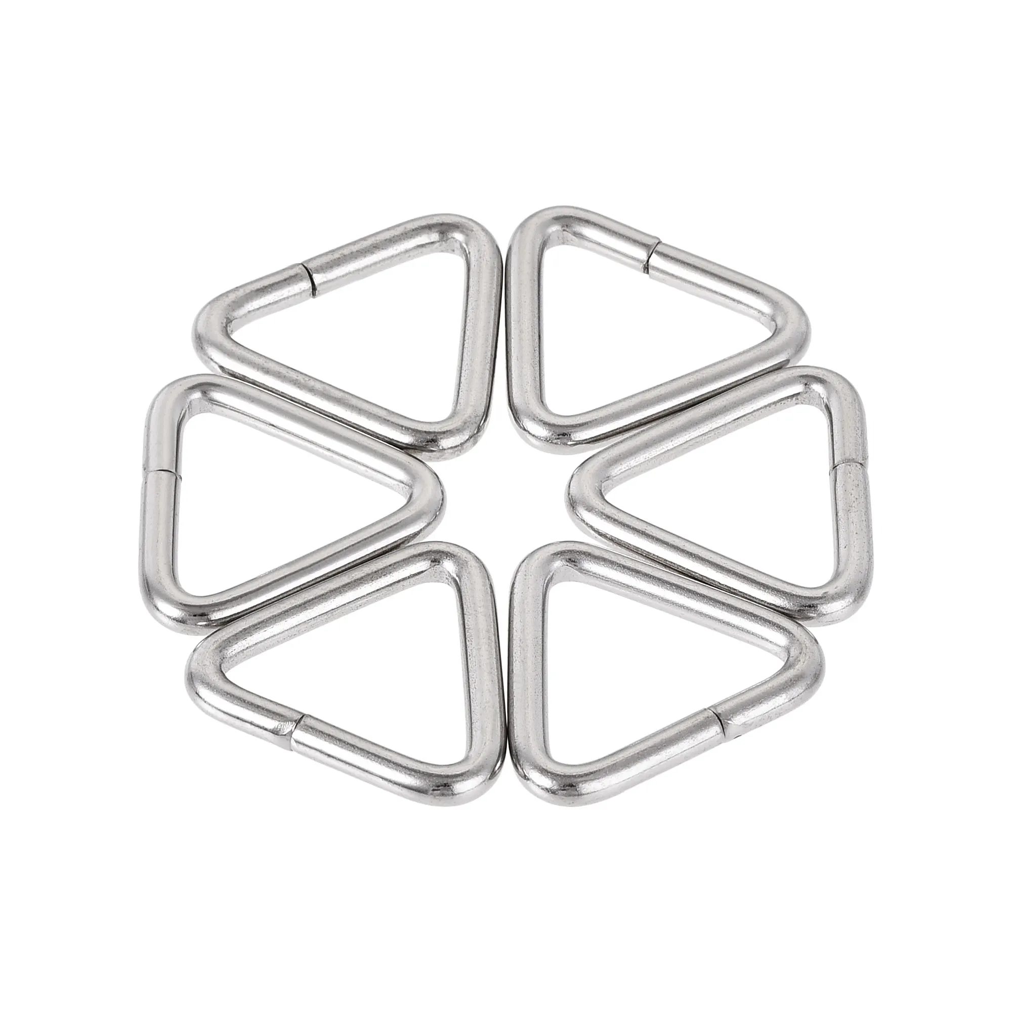 

Uxcell Metal Triangle Ring Buckle 0.63"(16mm) Inner Width for Strap Craft DIY 30pcs