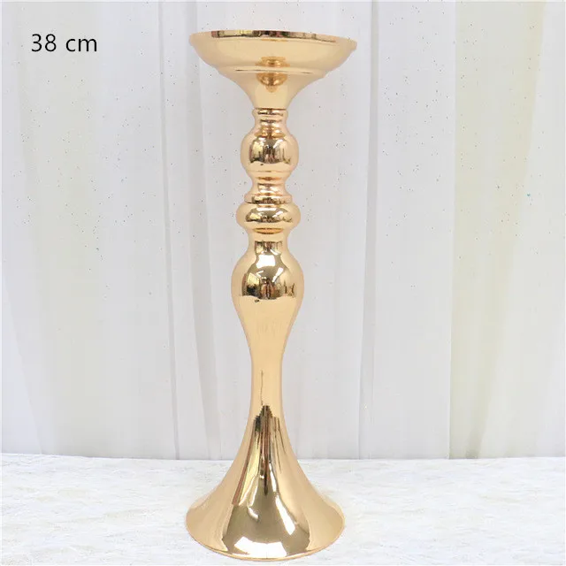 38cm gold Подгонка 35 см шелковые пионы искусственный цветок шар центральный расположение декора для свадьбы фон стол цветок шар 13 цветов - Цвет: 38cm gold