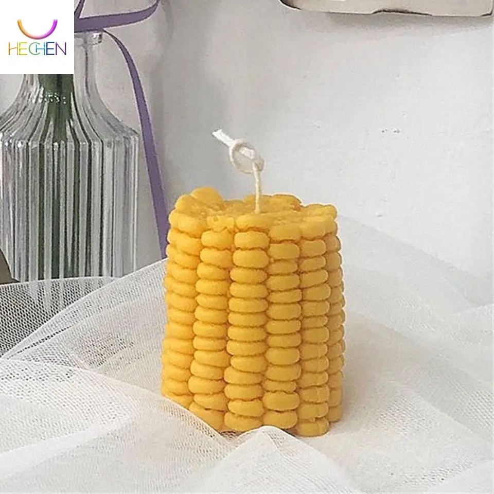 

Scented Candle Candle Mold Diy Corn Baking Flip Sugar Silicone Mold Candle Making Kit Soap Mold Resin 3D Candle Mold Silicone