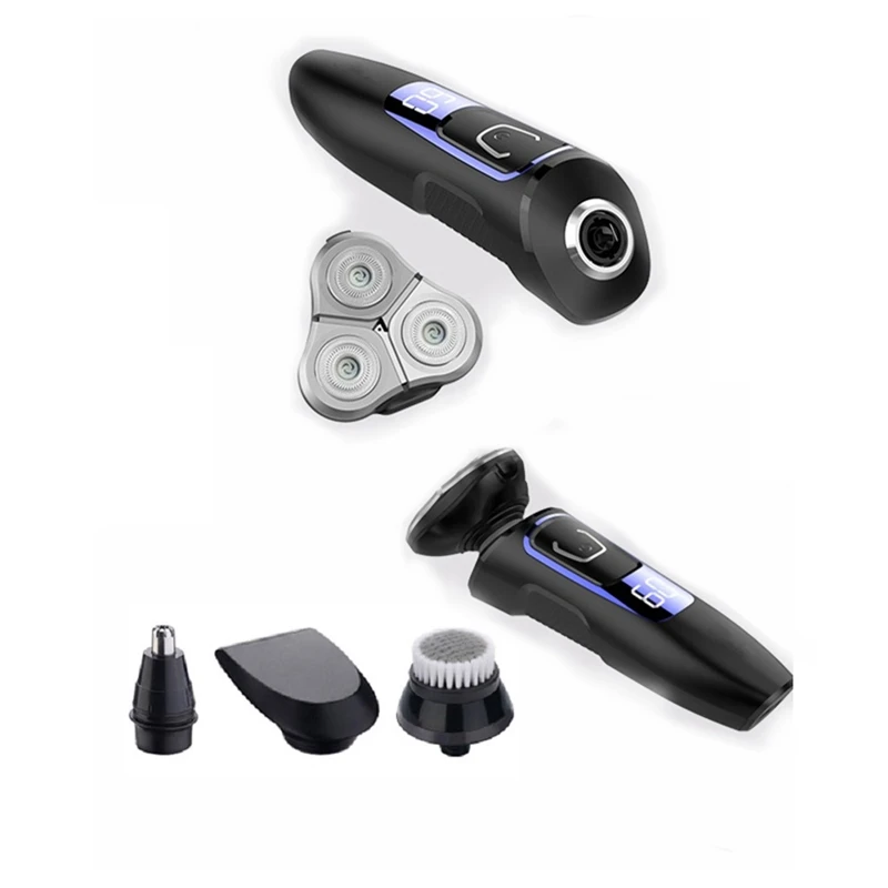 

All in One Beard Trimmer USB Rechargeable Sideburn Nose Hair Trimmer Men's Grooming Kit
