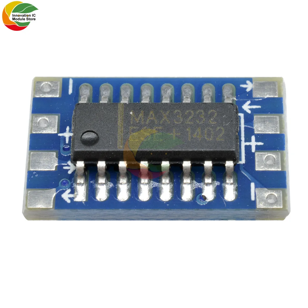 5 шт. Новый последовательный преобразователь с листьями Mini MAX3232 RS232 на TTL мигающий