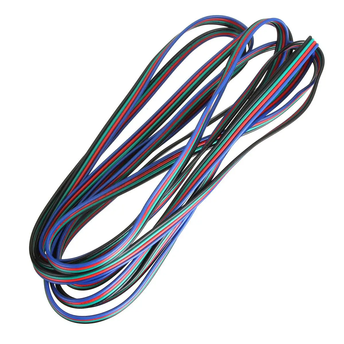 4 Pin удлинитель провода Соединительный кабель для RGB Светодиодные полосы света 1 м 2 м 300 см 10 м 20 м 30 м 50 м 100 м электрические провода