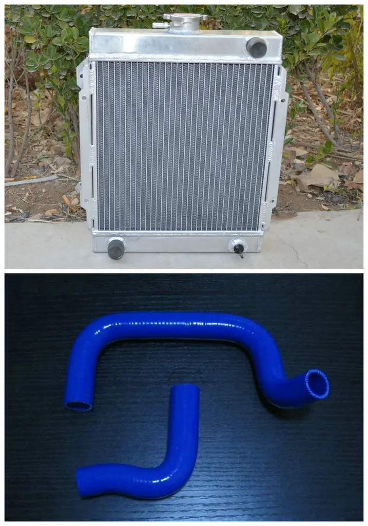 Лидер продаж 3-рядный алюминиевый радиатор и силиконовый шланг радиатора для DATSUN